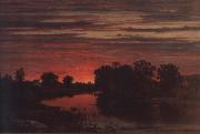 George Inness Dark oil painting reproduction